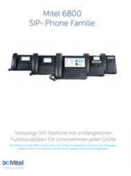 Mitel 6800 SIP Phone Familie